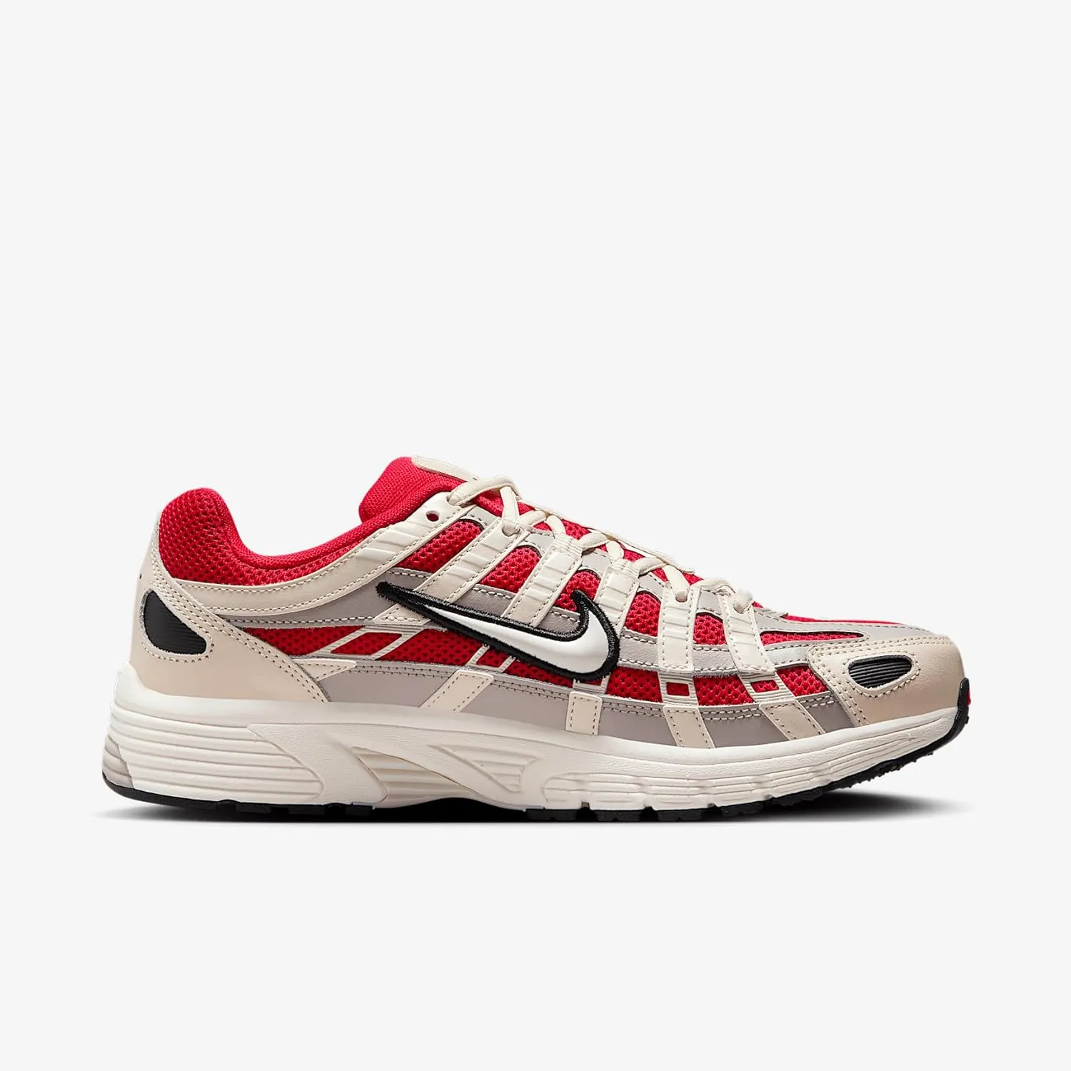 Nike P-6000 Women's Shoes (IB4365-657, University Red/Black/College Grey/Soft Pearl)