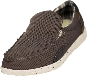 NORTY Men's Grey Low Ankle Chukka Loafers - Casual Shoes for Men - Elastic Lace-Up Loafers