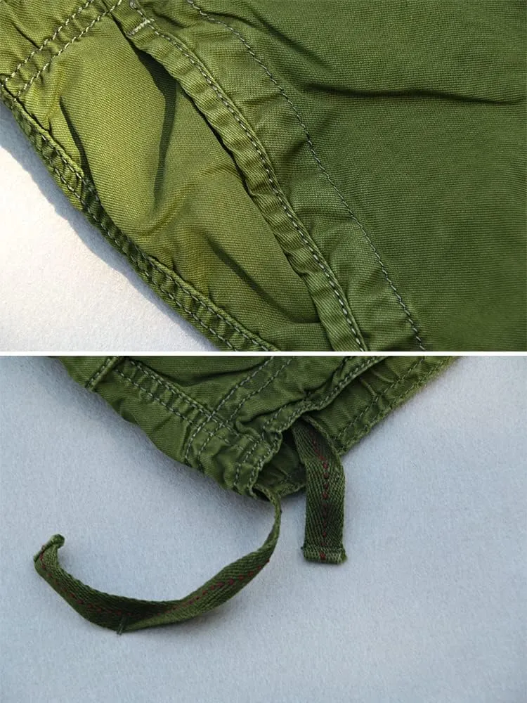 OCHENTA Men's Loose Fit Cargo Shorts with Multi Pockets