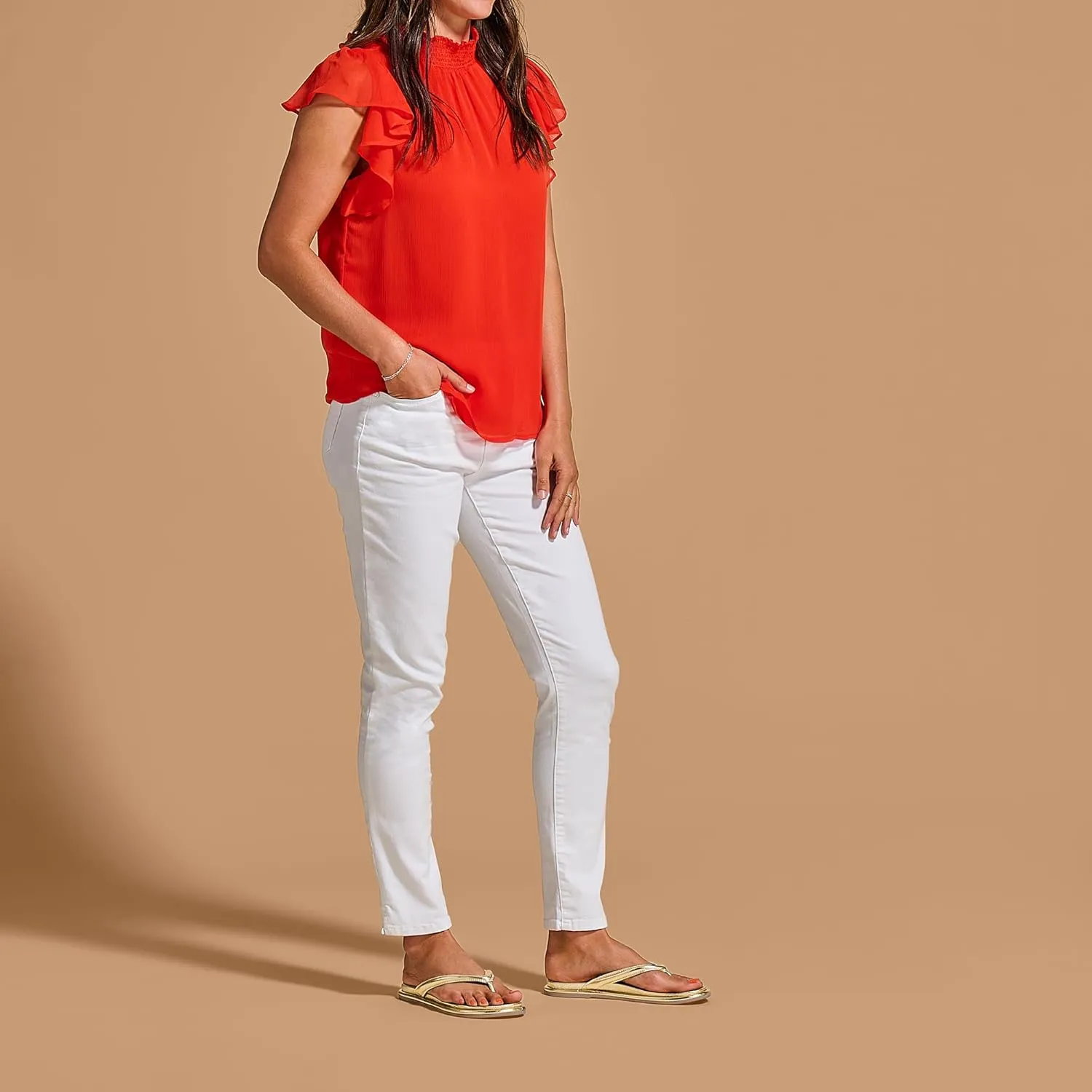 OLUKAI Tiare Women's Beach Sandals, Premium Leather & Stylish Design, All-Day Comfort & Support