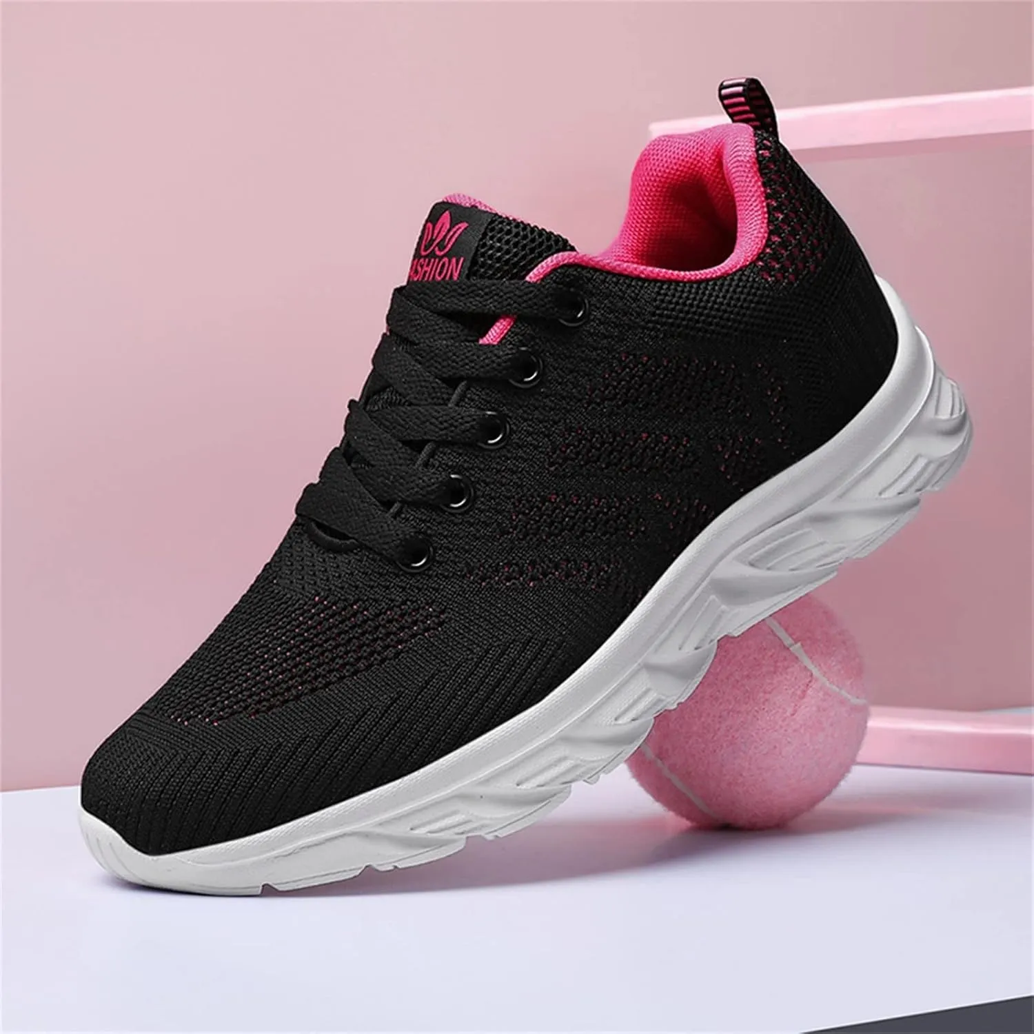 Orthopedic Casual Shoes for Women 2025 Lace Up Fashion Classic Comfort Flat Fashion Sneakers Comfortable Lightweight Flats Breathable Padded Insole Slip on Tennis Footwears with Arch Support