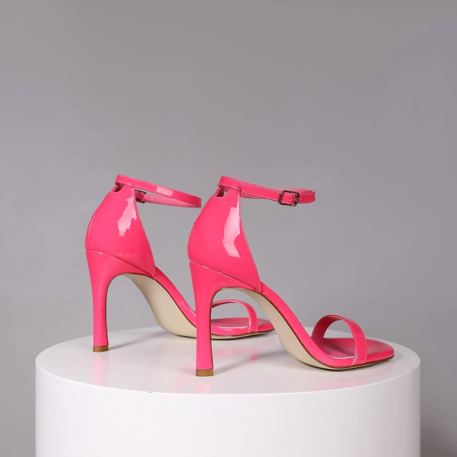 perixir Strappy Heels for Women High Stiletto Heels Sexy Prom Dressy Sandals Ankle Strap Heels Dainty Rope Stiletto Heel