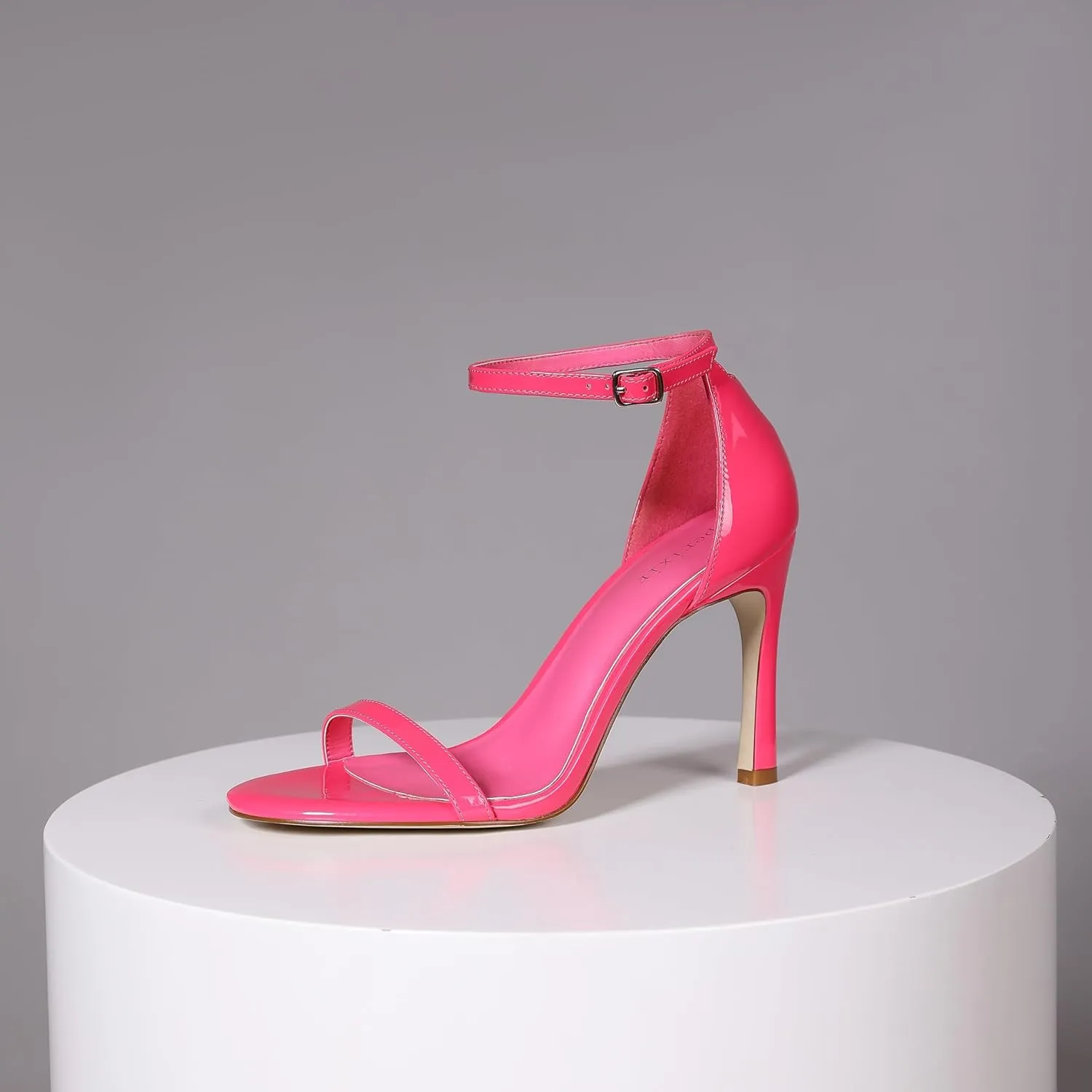 perixir Strappy Heels for Women High Stiletto Heels Sexy Prom Dressy Sandals Ankle Strap Heels Dainty Rope Stiletto Heel