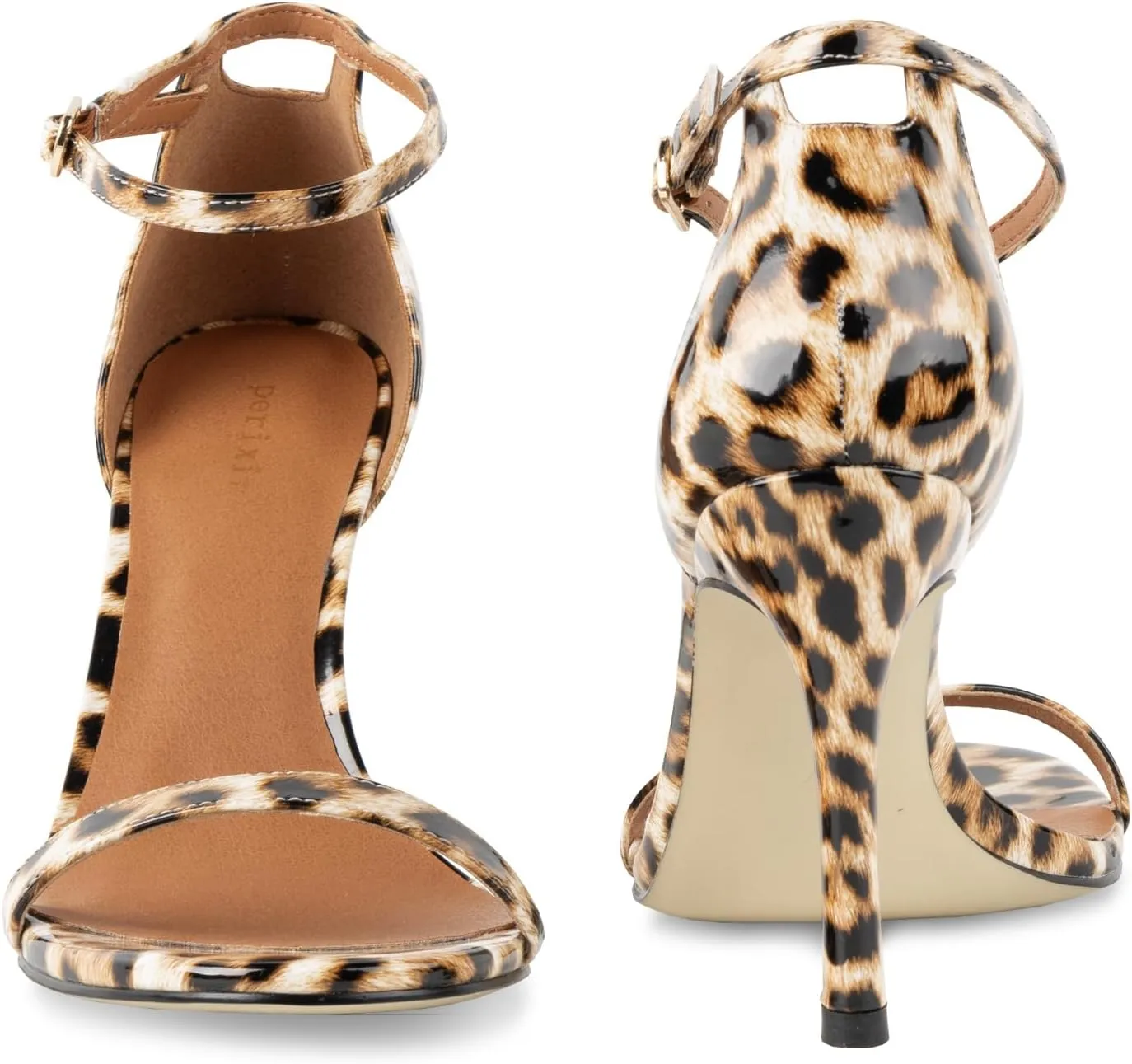 perixir Strappy Heels for Women High Stiletto Heels Sexy Prom Dressy Sandals Ankle Strap Heels Dainty Rope Stiletto Heel