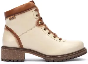 PIKOLINOS Flat Ankle Boots Leather Aspe for Woman