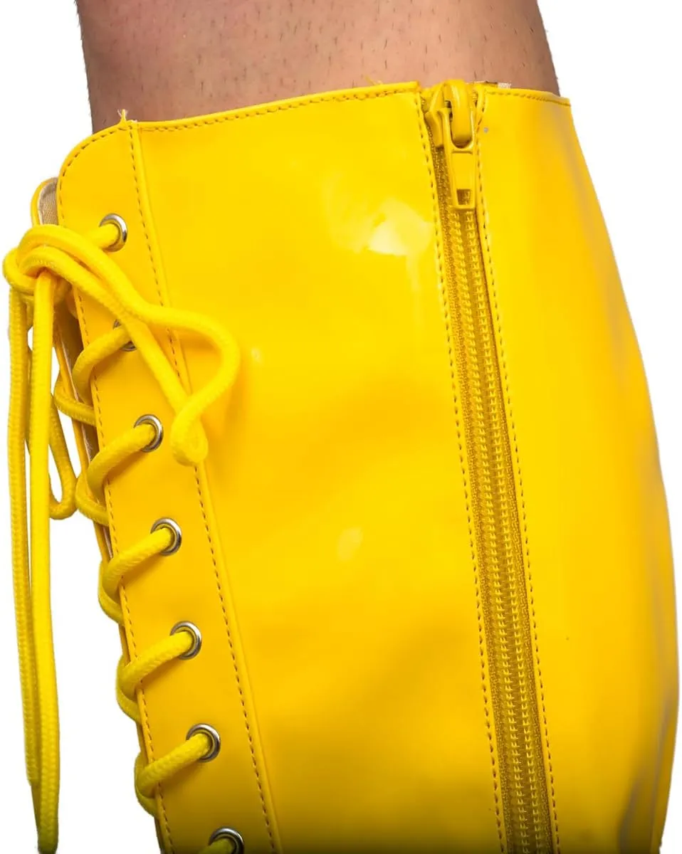 Pro Wrestling Costume Boots Super Hero Wrestler Halloween Cosplay