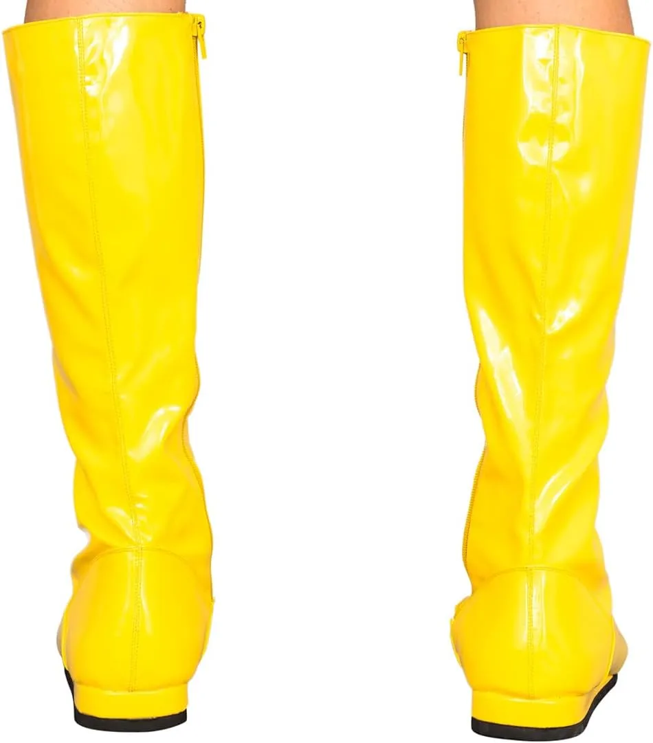 Pro Wrestling Costume Boots Super Hero Wrestler Halloween Cosplay