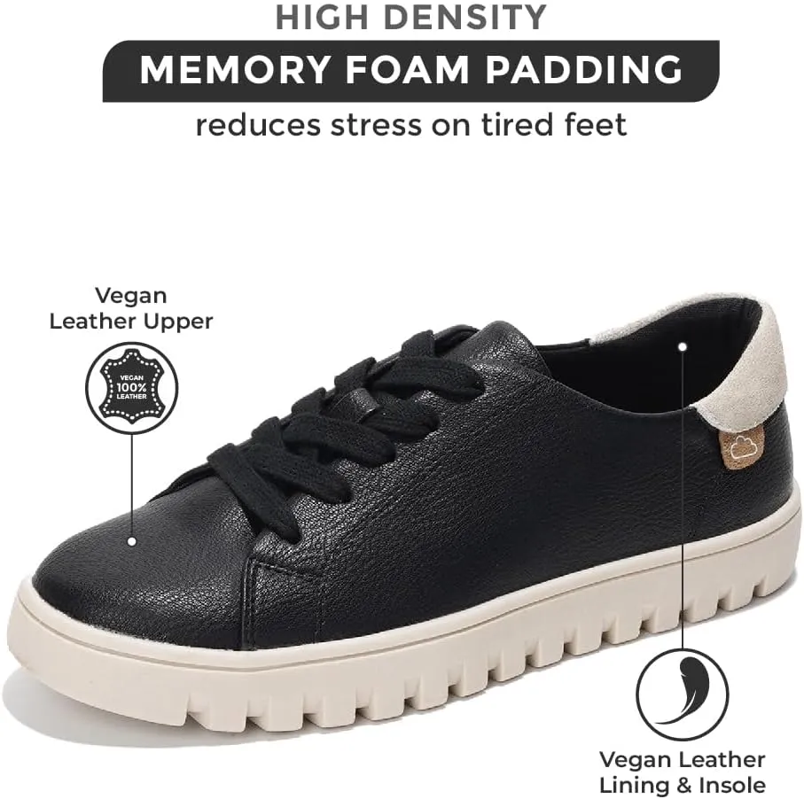 Project Cloud Fashion Shoes for Women - Comfortable Womens Shoes with Memory Foam - Non Slip Spring Womens Footwear Flexible Sole - Fashion Sneakers for Women 2025