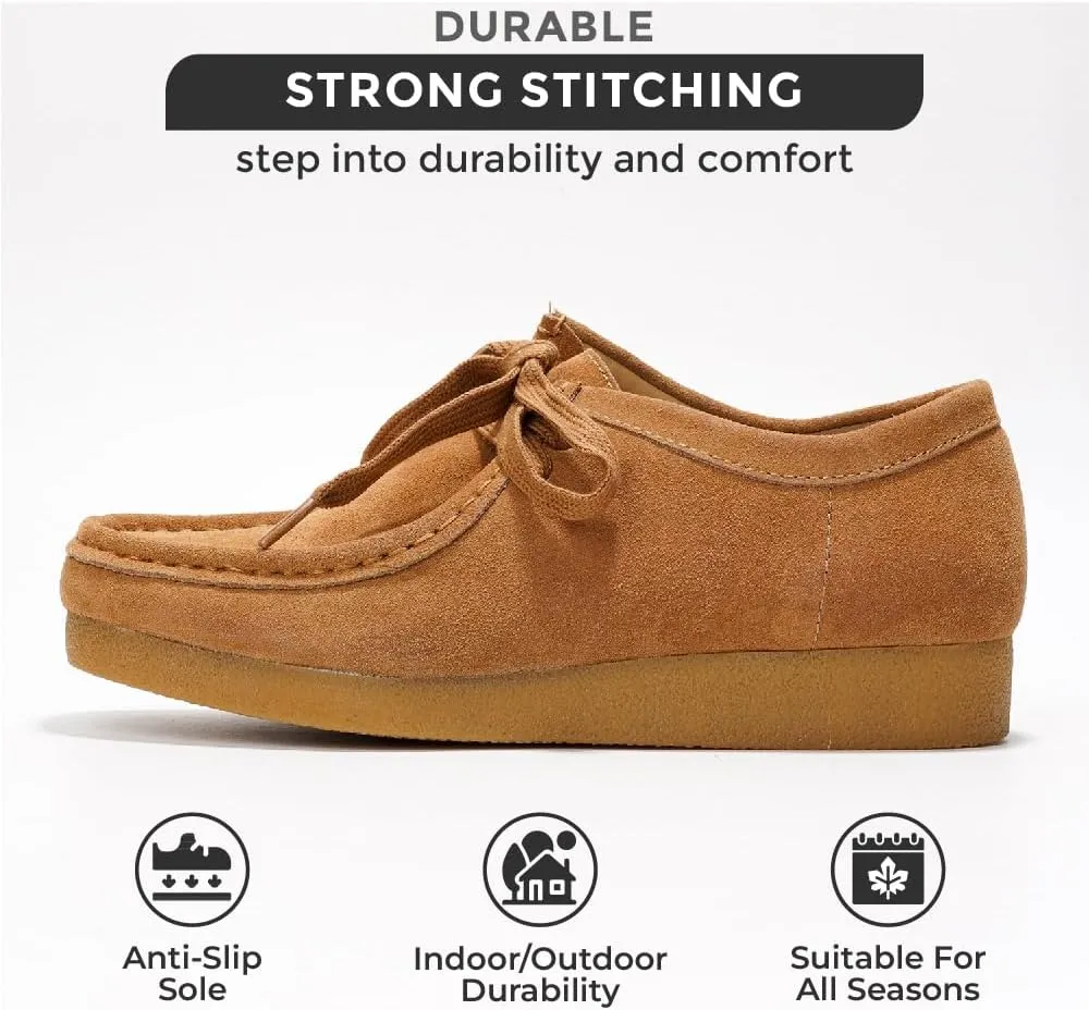 Project Cloud Genuine Leather Womens Shoes - Memory Foam Insole Oxford Shoes for Women Footwear - Lightweight Anti-Slip Sole Casual Work Loafers with Lace (Wally)