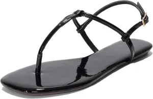 Project Cloud Thong Sandals for Women 2025 - Memory Foam and Lightweight Summer Essentials - Non Slip Flip Flops for Women Footwear with Back Strap Beach Flats Sandals (Celebration)