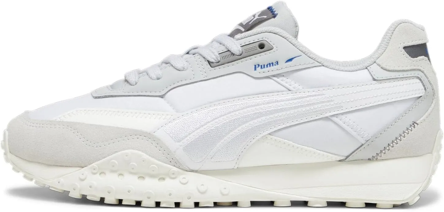 PUMA Mens Blktop Rider Neo Vintage White Lifestyle Sneakers Shoes 9.5
