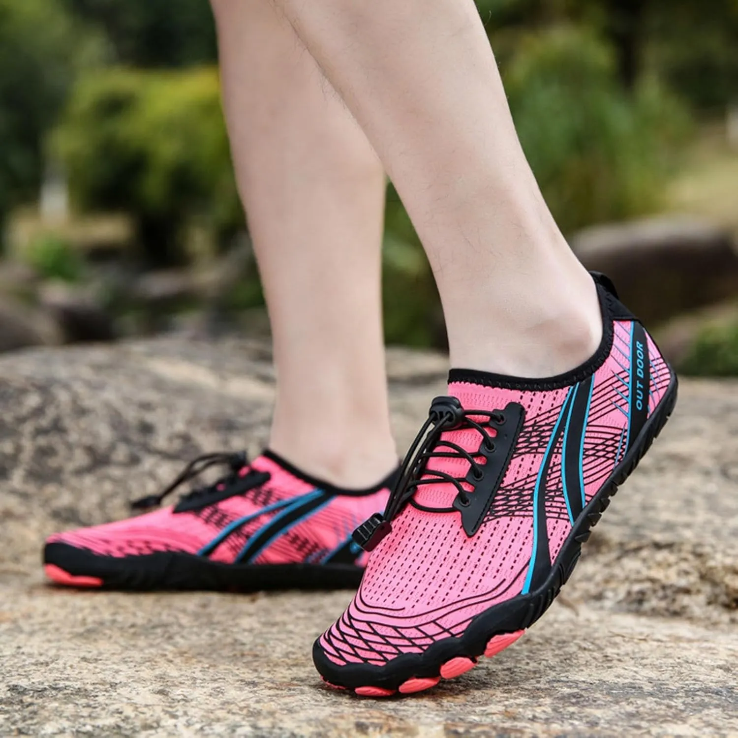 Quick Dry Water Shoes Non Slip Barefoot Aqua Socks Swim Beach Surf Yoga Camping Boating River Pool Sport Men Women Spring Shoe for Women 2025