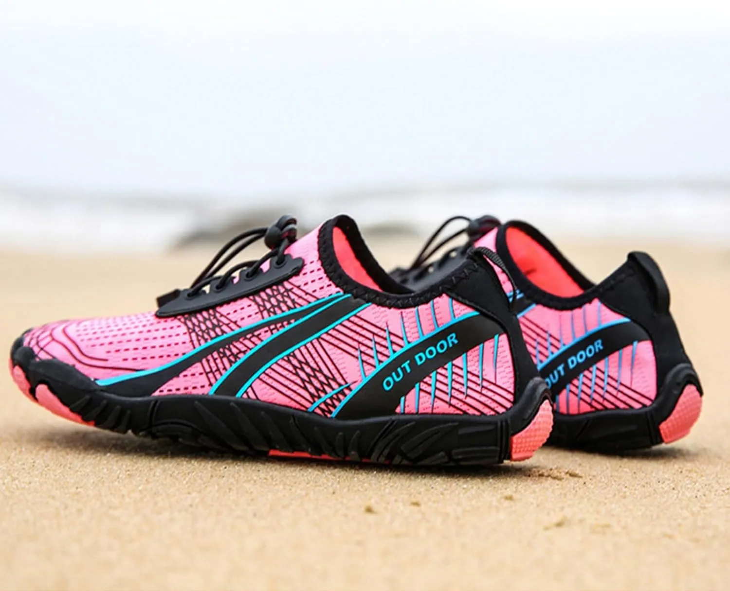 Quick Dry Water Shoes Non Slip Barefoot Aqua Socks Swim Beach Surf Yoga Camping Boating River Pool Sport Men Women Spring Shoe for Women 2025