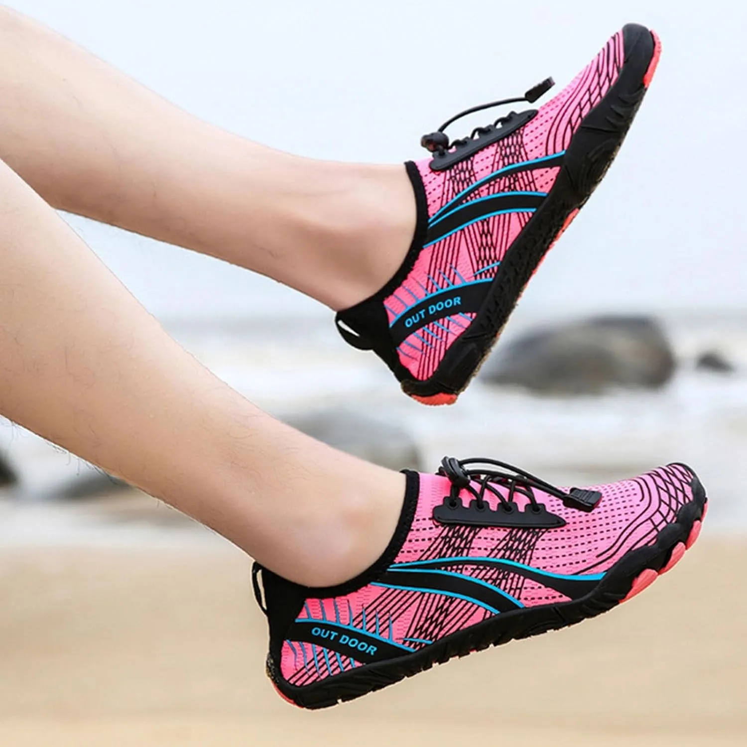 Quick Dry Water Shoes Non Slip Barefoot Aqua Socks Swim Beach Surf Yoga Camping Boating River Pool Sport Men Women Spring Shoe for Women 2025