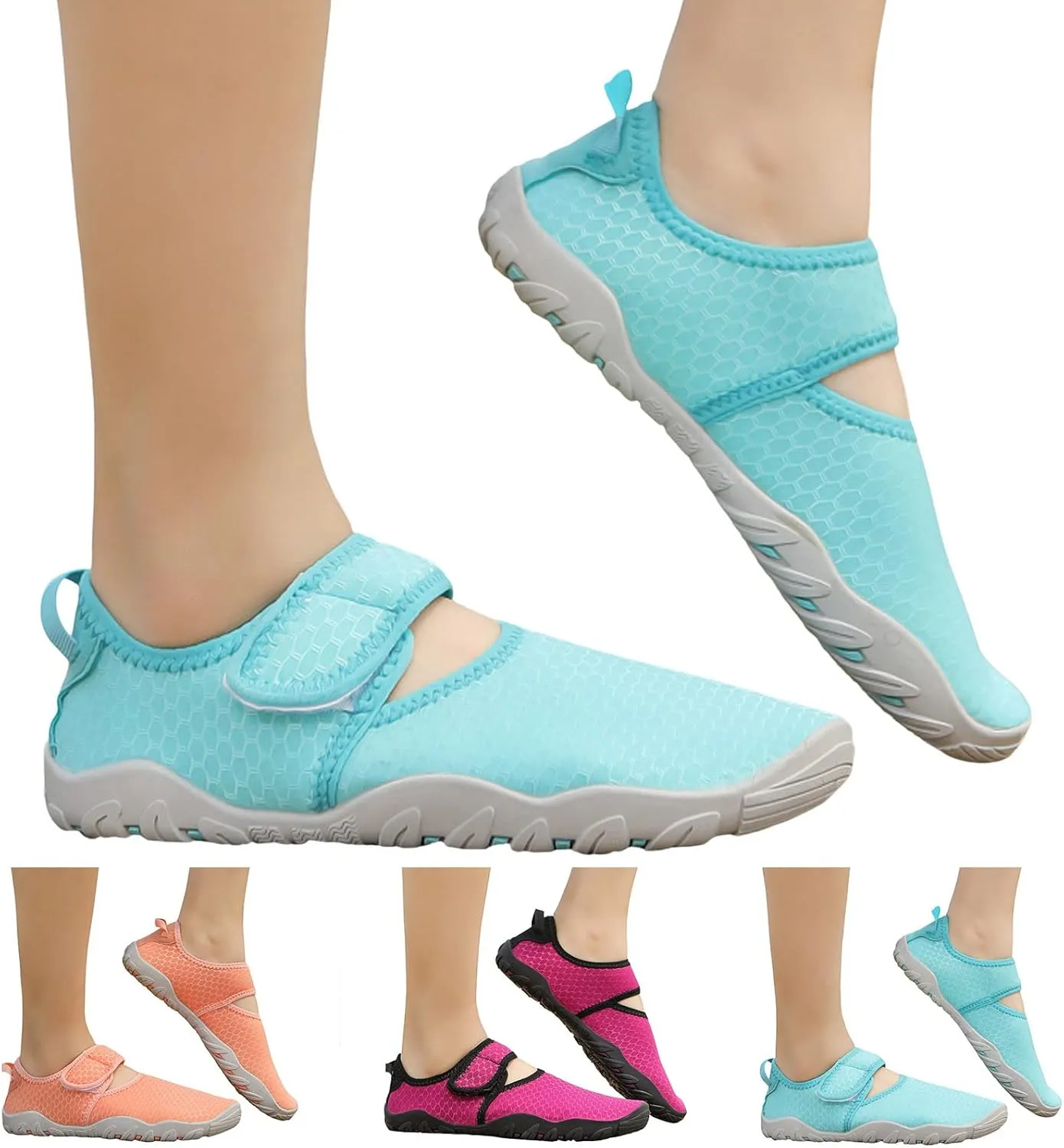 Quick Dry Water Shoes Womens Mens Barefoot Aqua Socks Beach Swim Pool Surf Hiking Kayaking Yoga Outdoor Sports Non Slip Footwear