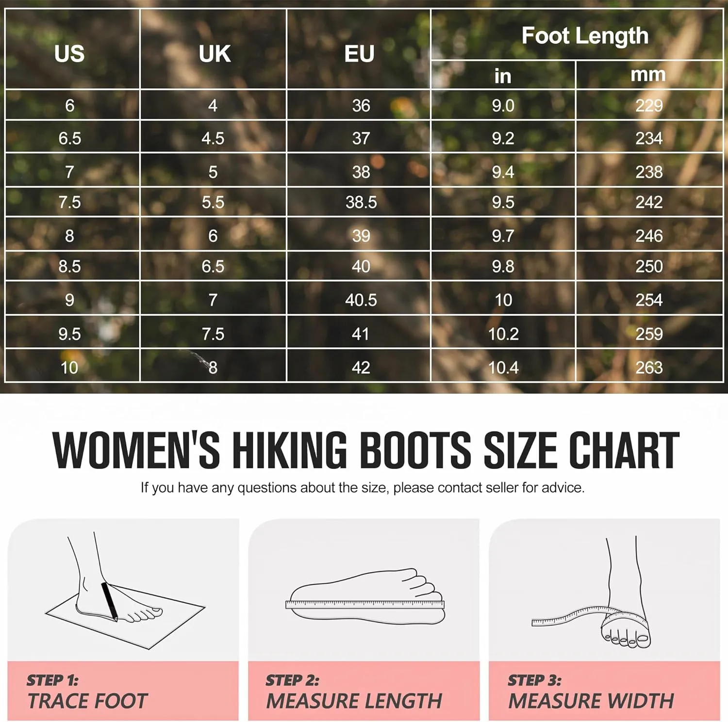 R CORD Hiking Boots Women Waterproof Non-Slip Womens Hiking Shoes Comfortable Outdoor Womens Hiking Boots Walking Boots Hiking Shoes Women