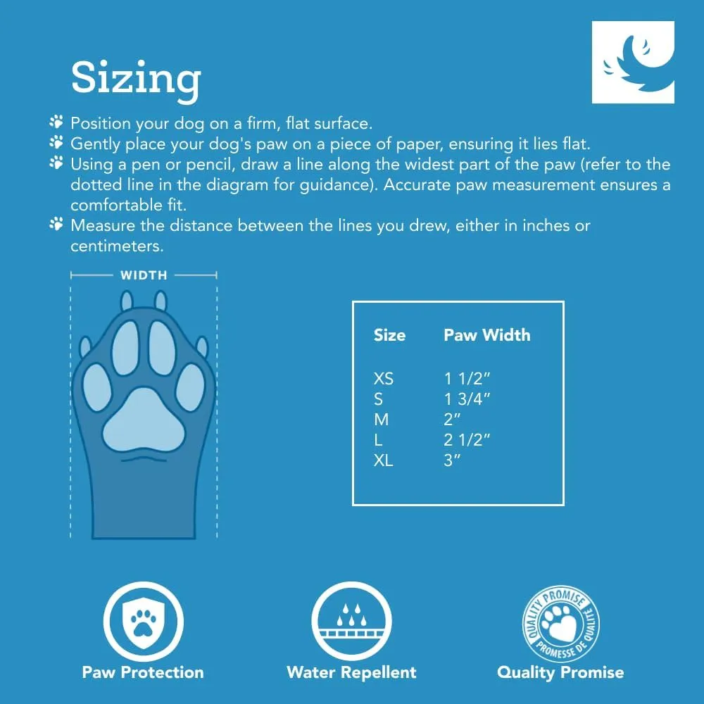 RC Pets Strider Dog Boot, Water Resistant, Paw Protection, Medium,Black