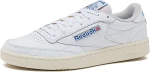 Reebok Club C Vintage Tennis Sneakers for Men, Casual White Mens Shoes, Size 7 to 15