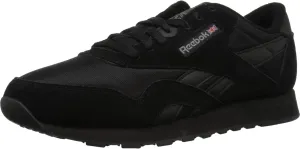 Reebok Mens Classic Cushioned Footbed Faux Leather Running & Training Shoes