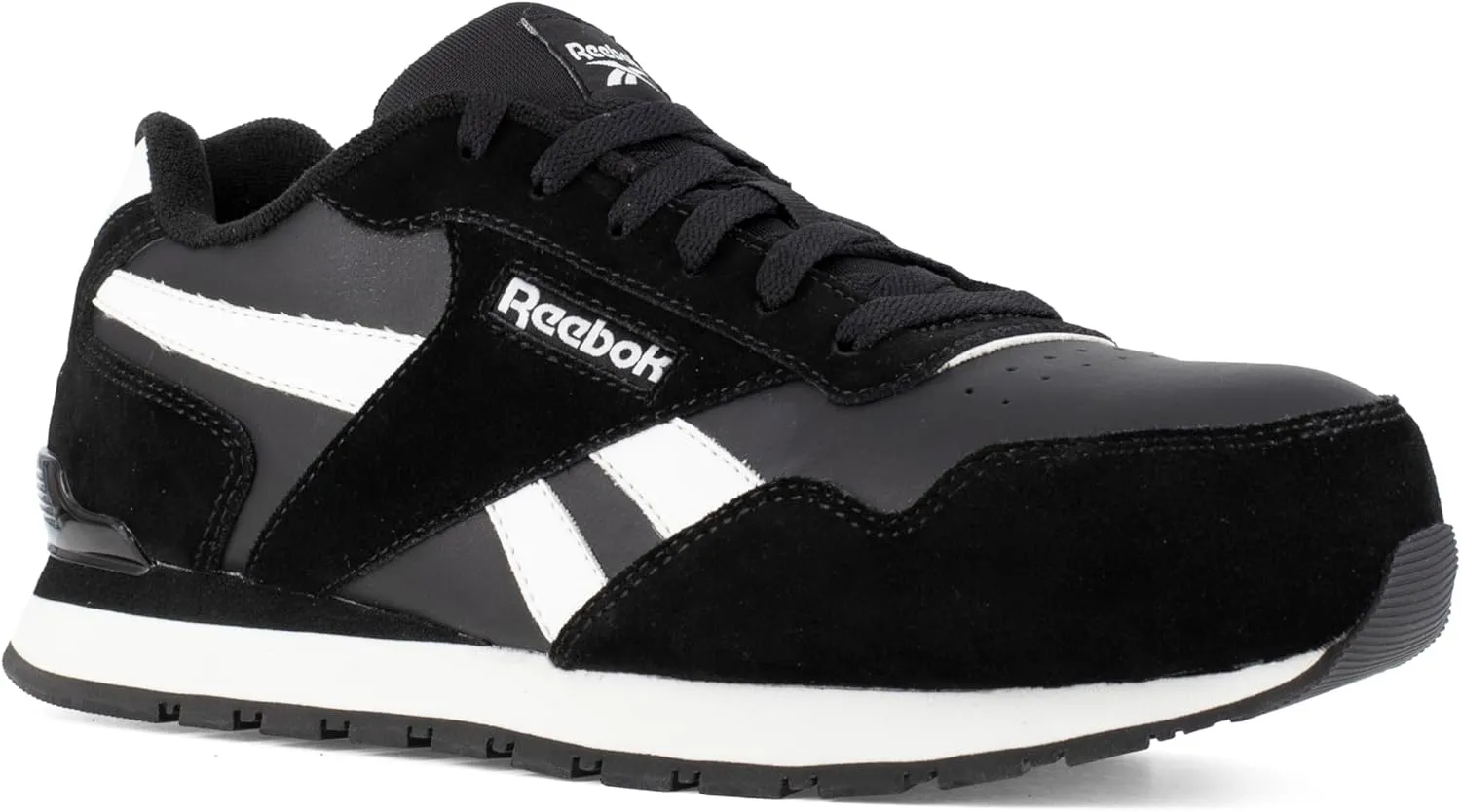 Reebok Work Men's RB1982 Harman Work Construction Shoe Black and White Safety, 11.5 Wide