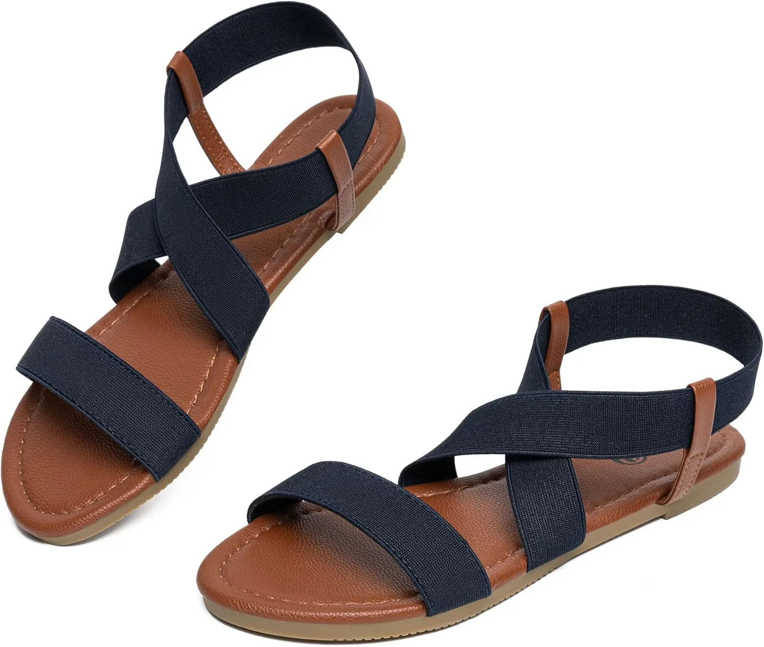 Rekayla Flat Elastic Sandals for Women
