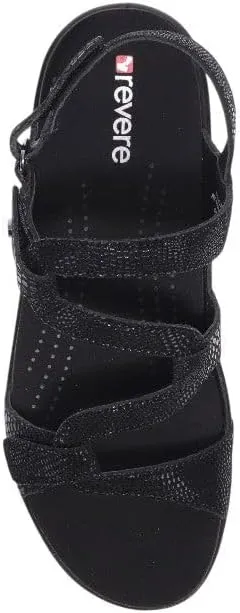 Revere Emerald 3 Women’s Sandals - Premium Soft Leather, Adjustable Straps & Contoured Footbed - Orthotic Arch Support for Stylish Comfort & All-Day Wear