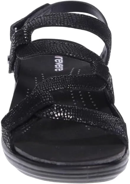 Revere Emerald 3 Women’s Sandals - Premium Soft Leather, Adjustable Straps & Contoured Footbed - Orthotic Arch Support for Stylish Comfort & All-Day Wear