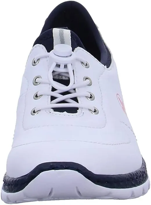 Rieker N42P6 Nikita Slip-On Women's Sneakers - Lightweight Walking Shoes with Durable Sole - Lacer-Cut Detailing and Stretch Laces - Stylish Comfort for All-Day Wear