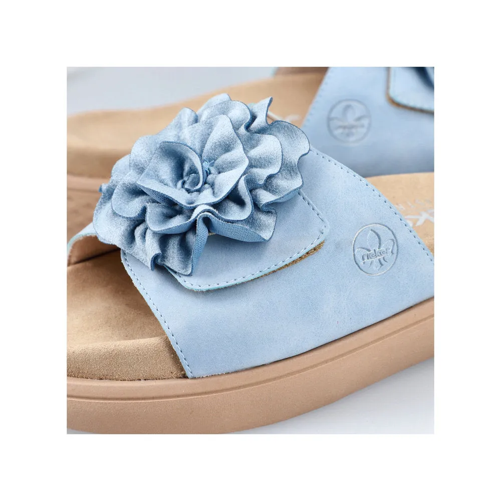 Rieker V1562-10 Blue Sandals