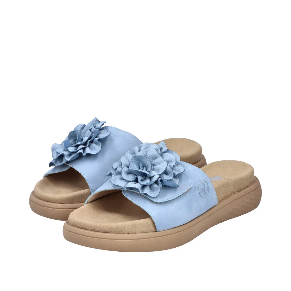 Rieker V1562-10 Blue Sandals