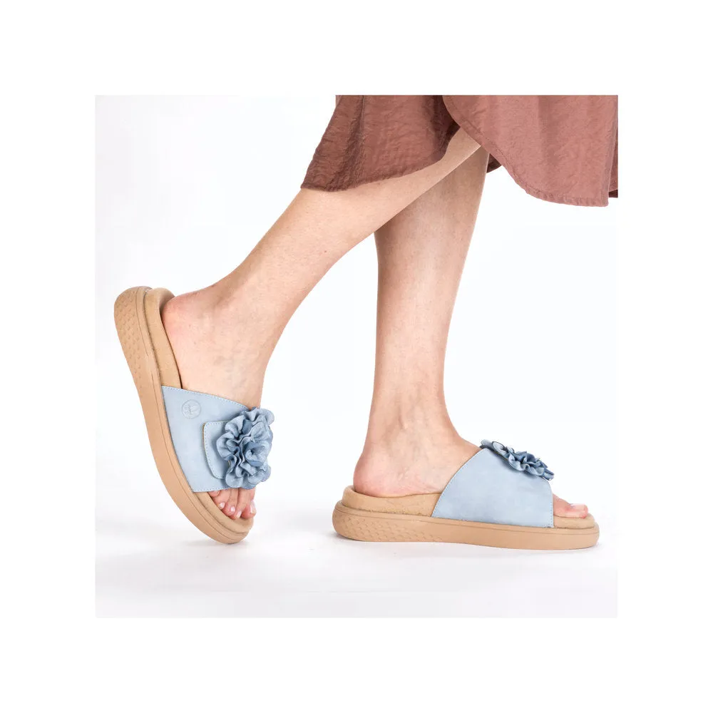 Rieker V1562-10 Blue Sandals