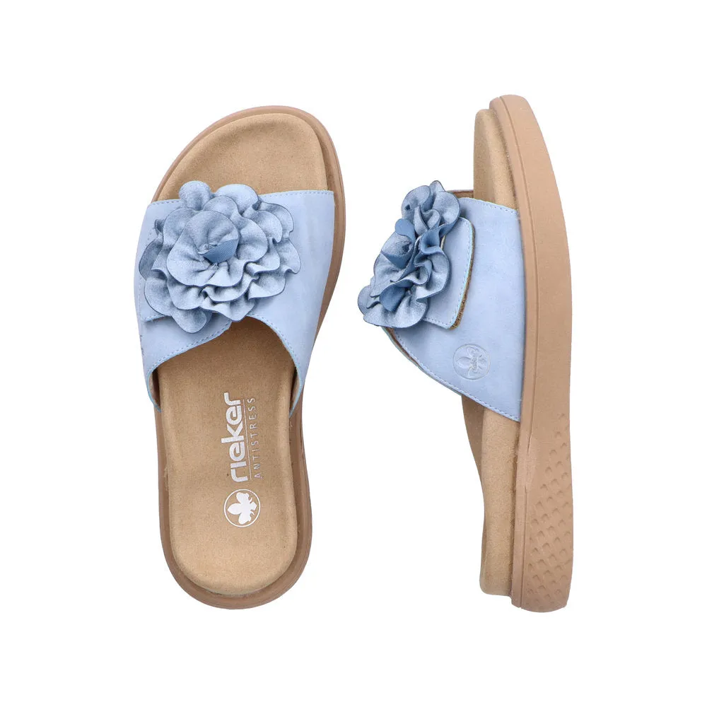 Rieker V1562-10 Blue Sandals