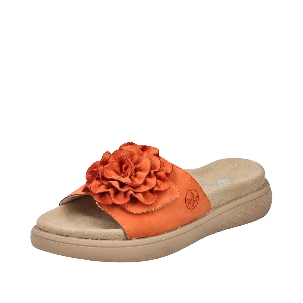 Rieker V1562-38 Orange Sandals