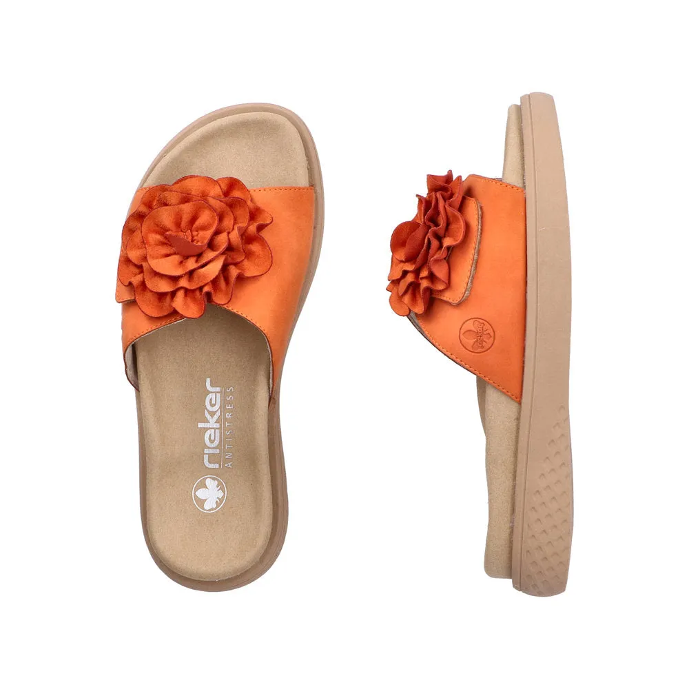 Rieker V1562-38 Orange Sandals