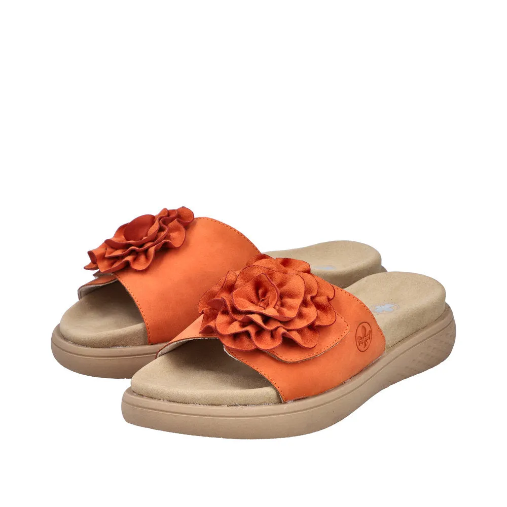 Rieker V1562-38 Orange Sandals