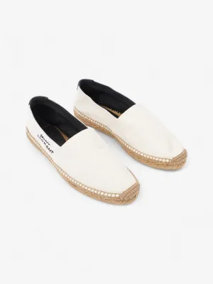Saint Laurent Canvas Espadrilles White  / Black Canvas EU 40 UK 7
