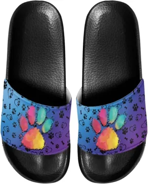 Sandals Slides for Women Stylish Summer Slippers Casual Beach Slides Non Slip Bathroom Slide Shoes
