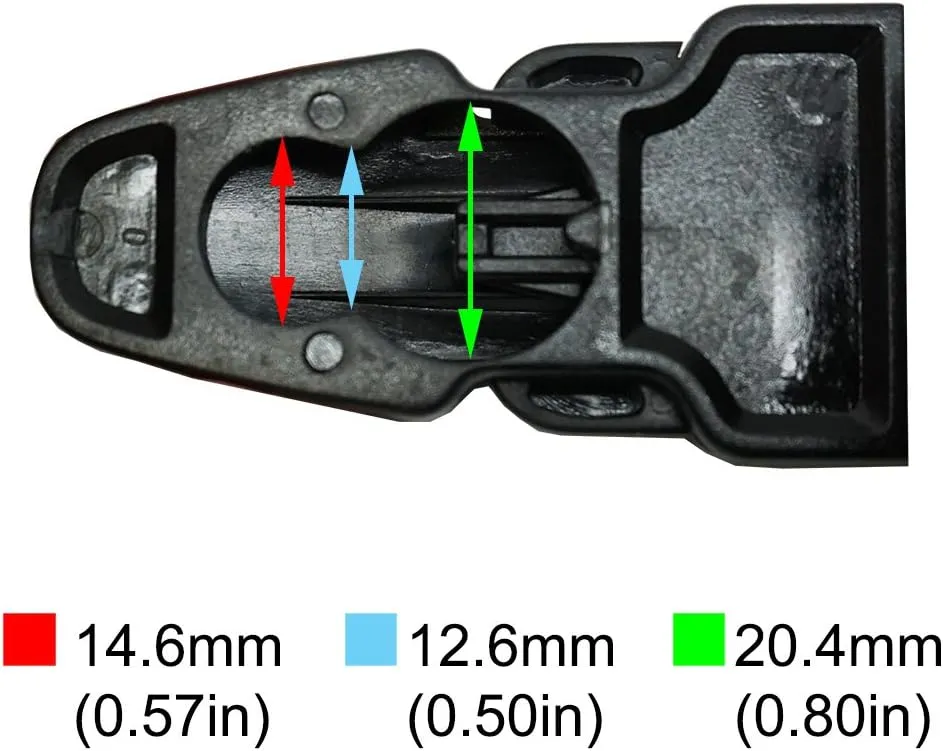 Scuba Choice Diving Fin Spring Heel Strap with Quick Release Buckles – Adjustable Comfort & Secure Fit for Dive Boots, Universal Compatibility with Top Fin Brands