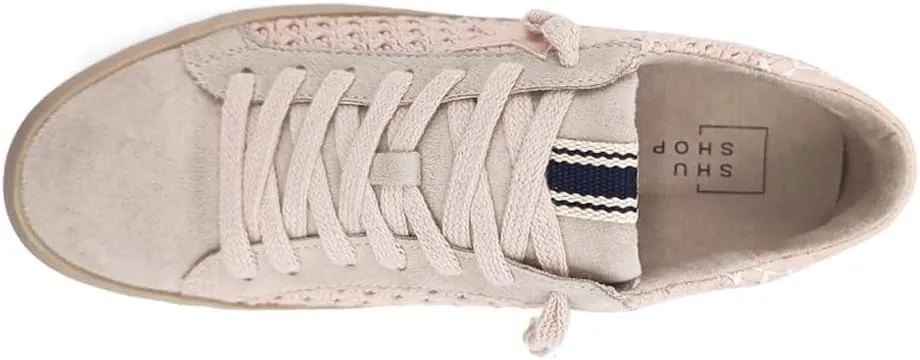 Shu Shop Womens Paula Lace Up Sneakers Shoes Casual - Pink