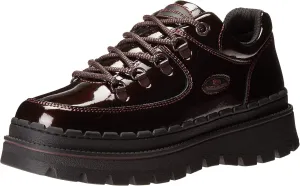 Skechers Jammers-Cool Block Women's Sneaker Boots with Memory Foam Fashion, Burgundy, 9.5