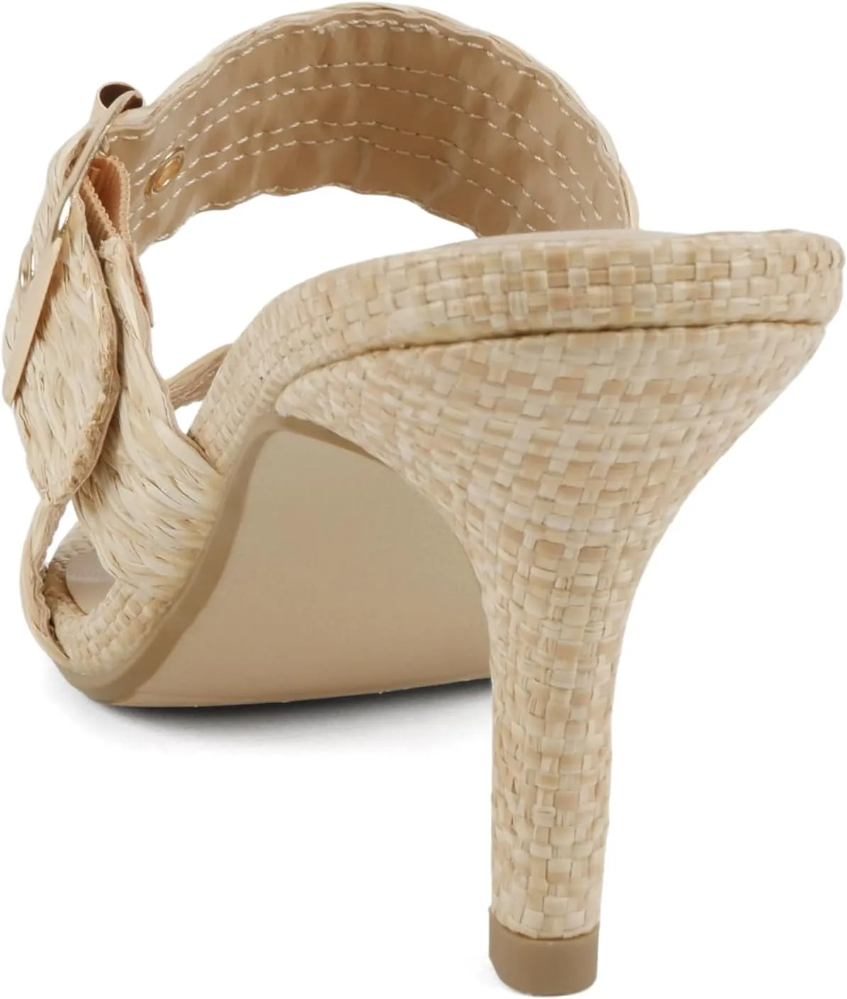 Soda Sarika ~ Women Open Toe Two Bands Lug sole Fashion Block Heel Sandals with Adjustable Ankle Strap