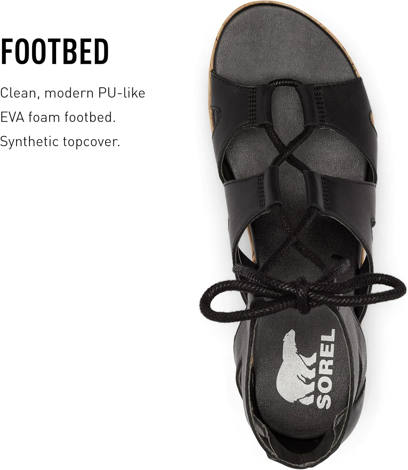 Sorel Women's Cameron Flatform Lace Sandals