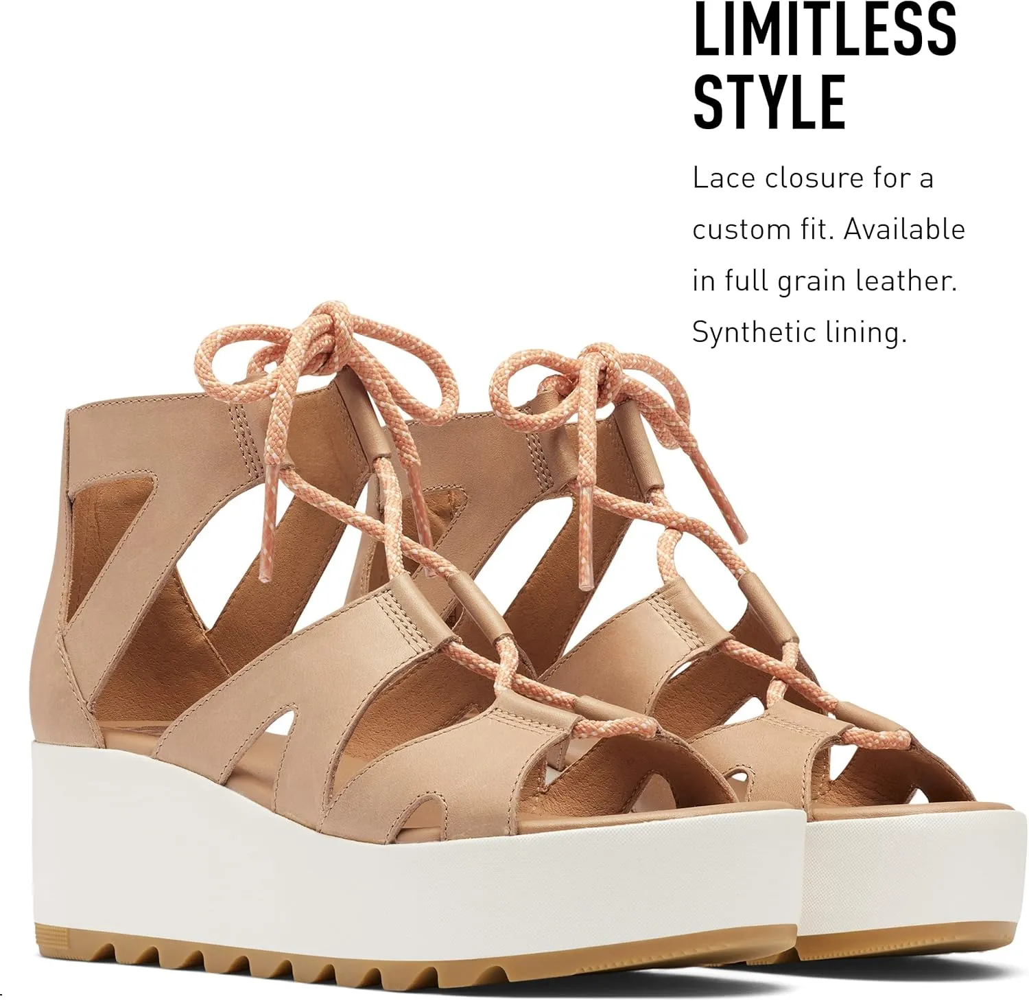Sorel Women's Cameron Flatform Lace Sandals
