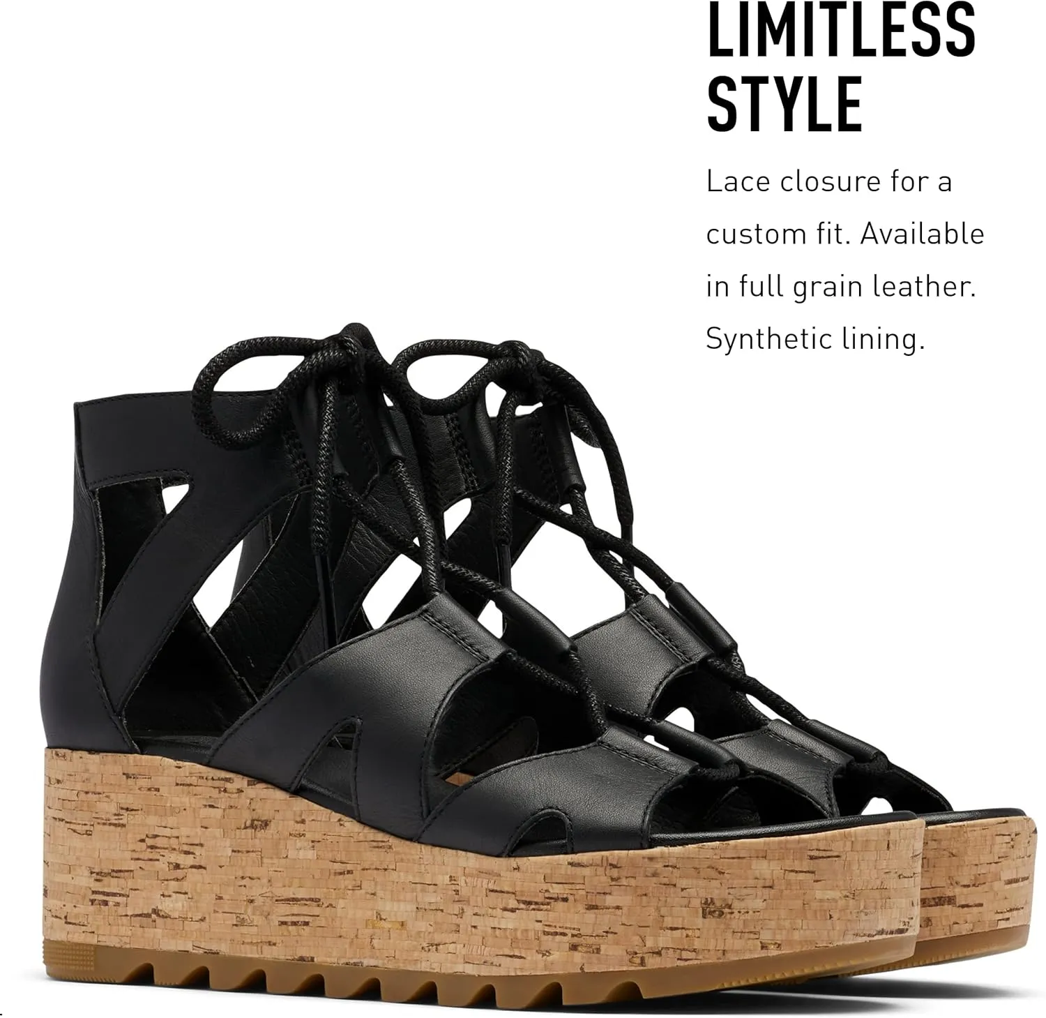 Sorel Women's Cameron Flatform Lace Sandals
