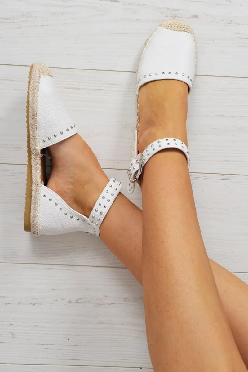 Special deal Robin Sandals Espadrilles White - Artistic Studded