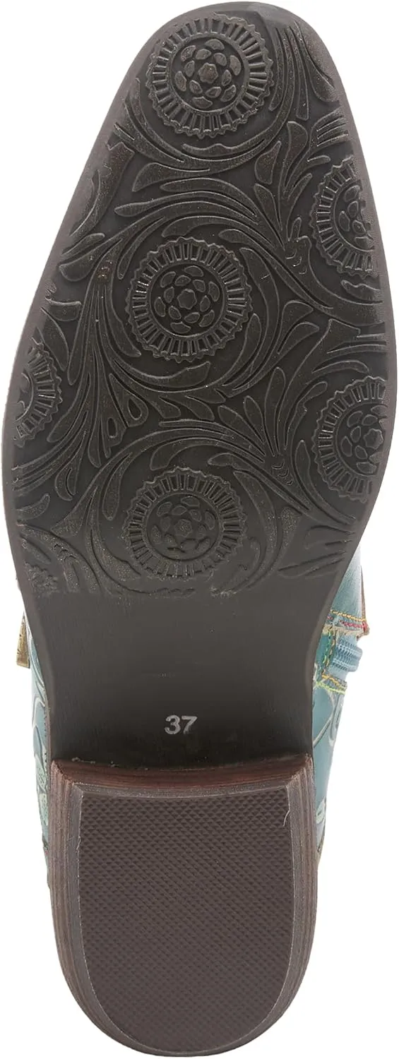 Spring Step L'Artiste Rodeha Booties for women - Women's Ankle Boots with Zipper Closure - Ladies Boots with Western Style Pointed Toe Silhouette