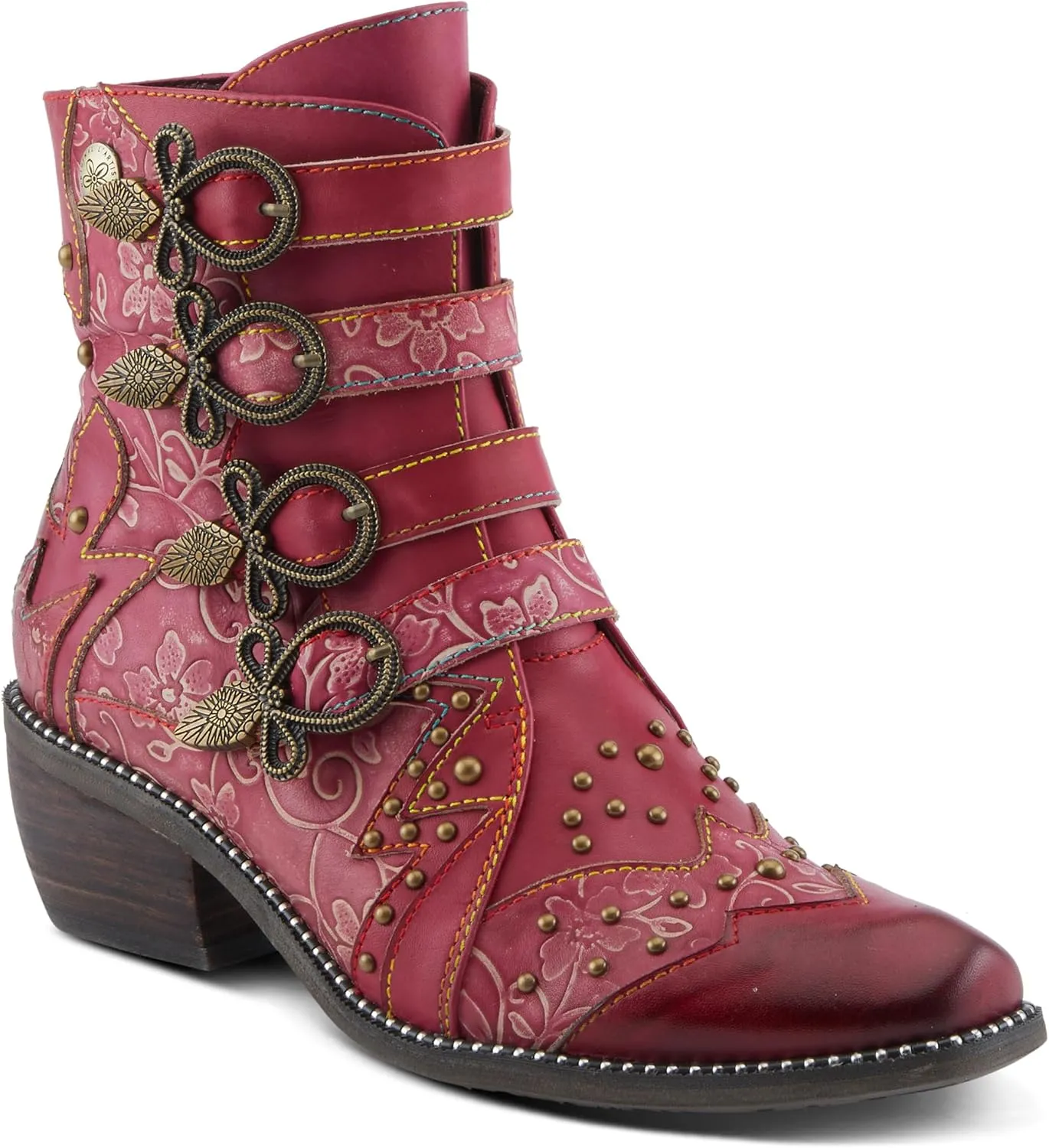 Spring Step L'Artiste Rodeha Booties for women - Women's Ankle Boots with Zipper Closure - Ladies Boots with Western Style Pointed Toe Silhouette