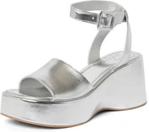 STYLISH S Womens Wedge Platform Sandals Open Toe Ankle Strap - FOCA