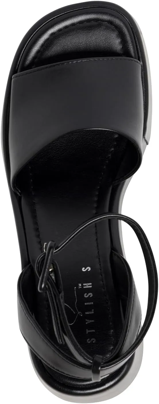 STYLISH S Womens Wedge Platform Sandals Open Toe Ankle Strap - FOCA