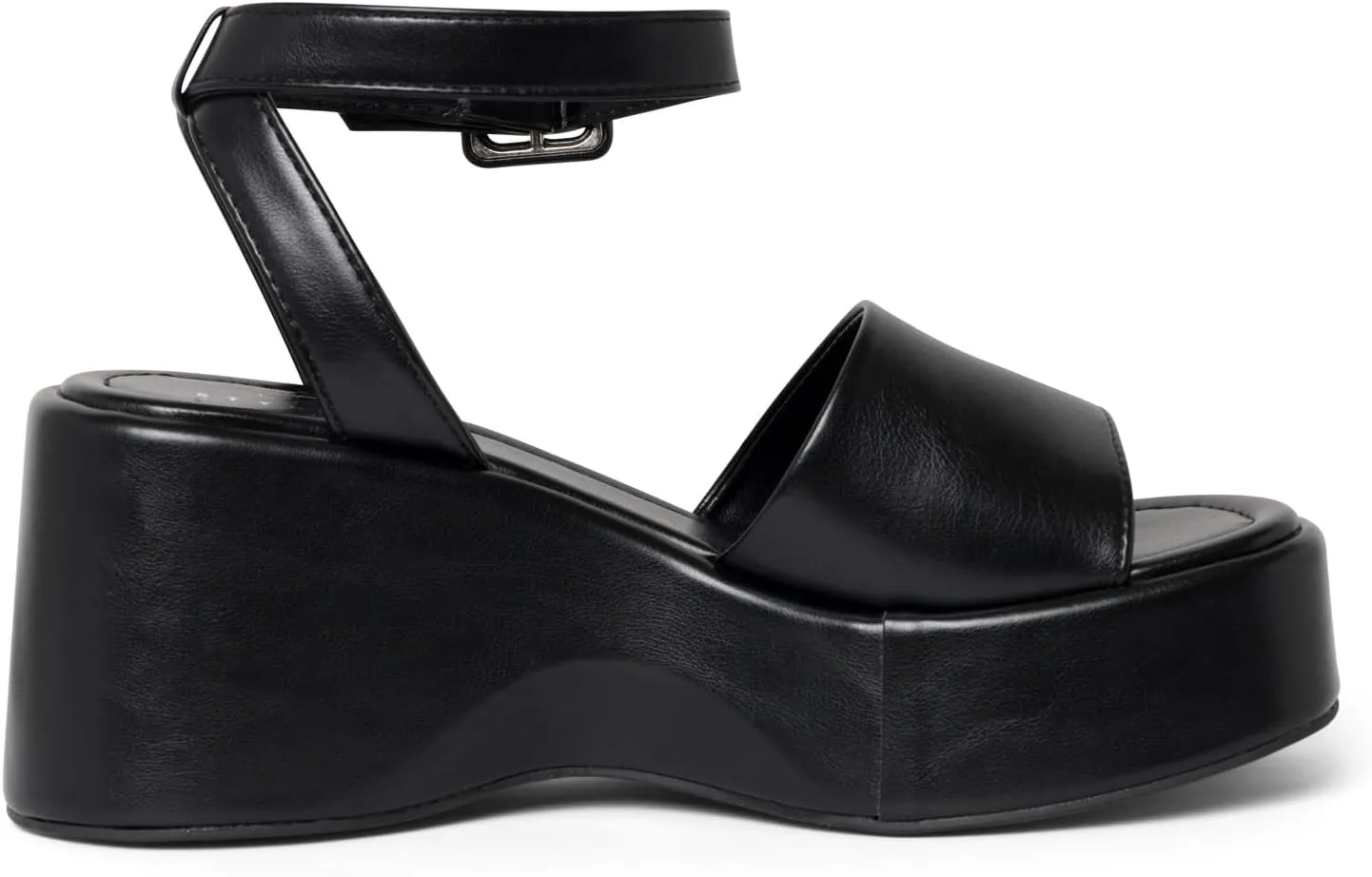 STYLISH S Womens Wedge Platform Sandals Open Toe Ankle Strap - FOCA